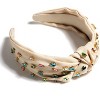 Shiraleah Gemmie Knotted Headband-Champagne - image 2 of 3