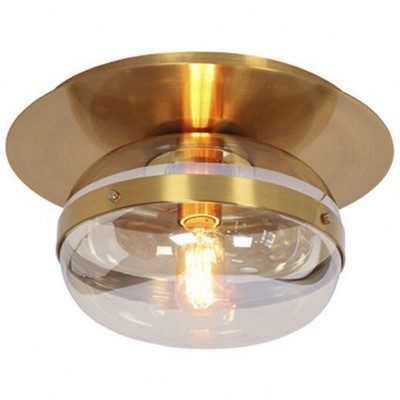 Eurofase Lighting Nottingham 1 - Light Flush Mount in  Ancient Brass