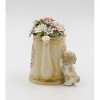 Kevins Gift Shoppe Ceramic Puppies Playing with Flower Pitcher Music Box - image 2 of 4