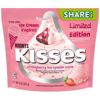 Hershey's Strawberry Ice Cream Cone Kisses - 9oz