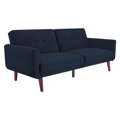 target blue velvet couch