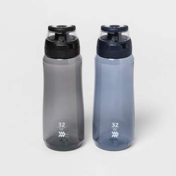 32oz Plastic Water Bottle 2pk - All in Motion™