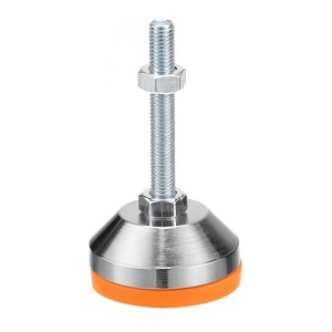 Unique Bargains Carbon Steel Non-Skid Adjustable Furniture Table Feet Leveling Feet - 1 of 4