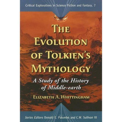  Evolution of Tolkiens Mythology - (Critical Explorations in Science Fiction and Fantasy) by  Elizabeth a Whittingham (Paperback) 