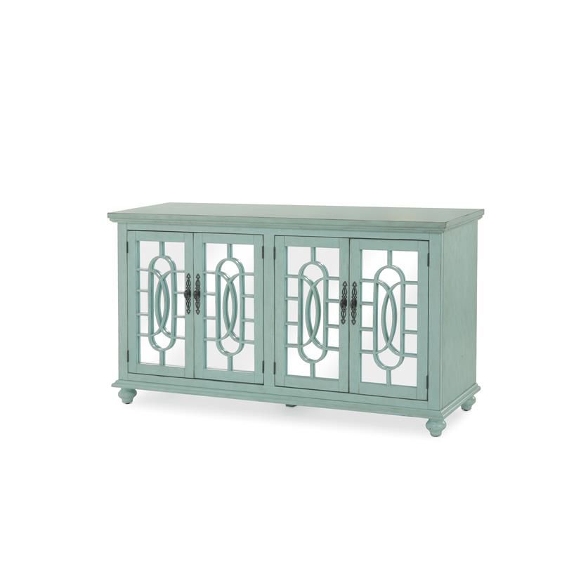 Martin Svensson Home Orleans 63" TV Stand Mint Green Finish, 2 of 6