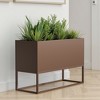 Wooakway Outdoor/Indoor/Decor Metal Raised Garden Beds Planter Boxes Planter Pots Cachepots Nursery Pots - 2 of 4