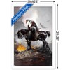 Trends International Frank Frazetta - Death Dealer 1 Framed Wall Poster Prints - 3 of 4