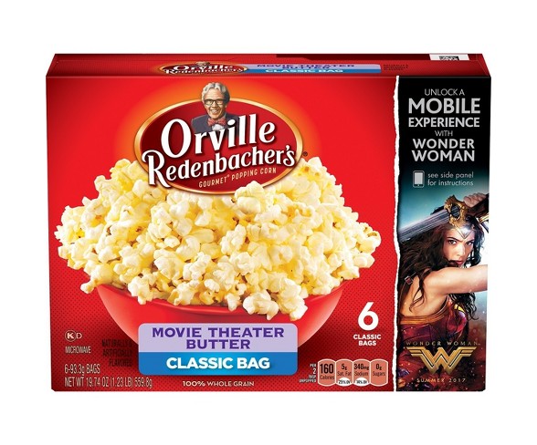 Orville Redenbacher's Movie Theater Butter Popcorn - 19.74oz / 6ct