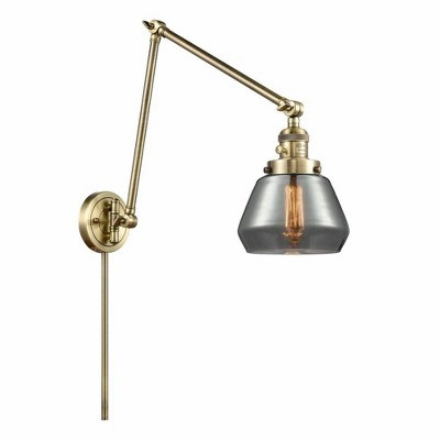 Fulton - 1 Light Double Extension Swing Arm Wall Sconce In Industrial Style-30 Inches Tall and 8 Inches Wide