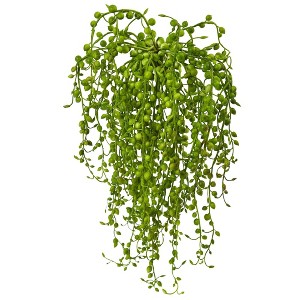 Nearly Natural 15-in Senecio Artificial Succulent (Set of 3) - 1 of 2