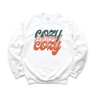 Simply Sage Market Women's Graphic Sweatshirt Retro Cozy Stacked Colorful