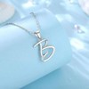 Initial Necklaces for Women, 26 Letter Classic Gift for Daughter, Sister, Mother, 18 Inch Chain - 2 of 4