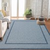 Area Rugs: Washable Non-Slip Simple Carpet, Soft Low Pile Foldable Stain Resistant Rugs for Living Room, Bedroom, Home, Dining Room - 4 of 4
