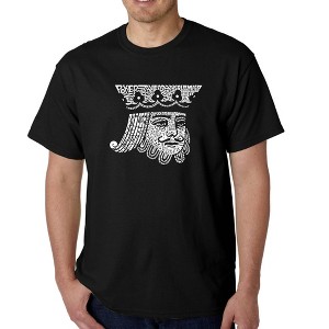 LA Pop Art Men's Word Art T-shirt - King of Spades - 1 of 4