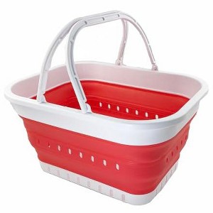 SAMMART 19L (5 Gallon) Collapsible Tub with Handles - 1 of 4