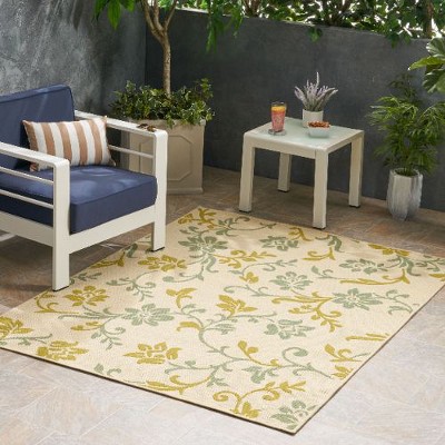 Kumasinova Outdoor Rug – 63"x84" Machine-Woven Area Rug, Polypropylene Living Room Rug, Low-Pile Rugs for Living Room/Patio, Rugs for Bedroom