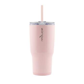 Reduce 24oz Cold1 Vacuum Insulated Stainless Steel Straw Tumbler Mug Cotton Candy