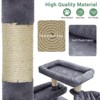 Cat Tree with Sisal Scratching Posts | Plush Perch & Particleboard Base | Multi-Level Cat Tower for Small/Medium Cats - 3 of 4