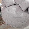 PAGED Fluffy Bean Bag Chair, Modern Floor Chair, Comfy Sofa Chair with High-Resilience Sponge Padding for Living Room - 3 of 4