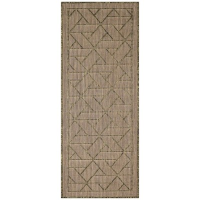 Liora Manne Carmel  Indoor/Outdoor Rug  Green..