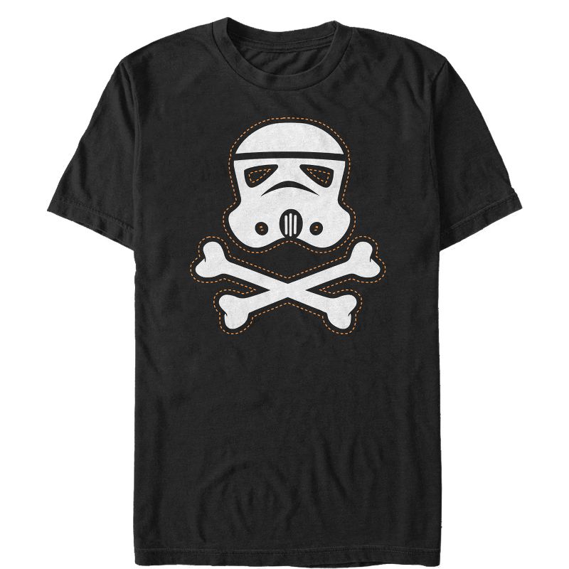 Men's Star Wars Halloween Stormtrooper Crossbones T-Shirt, 1 of 5