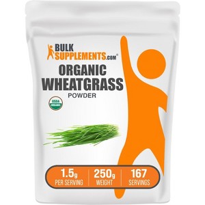 BulkSupplements Organic WheatGrass Powder - 1 of 4