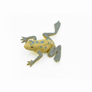 Collectible Wildlife Gifts | Frog, Brown Spotted  Frog, Plastic Toy, Realistic, Model, Gift,    1 1/2"     CWG23 B47 - 1 of 4