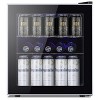 Kismile Mini Fridge 17 Bottle Single Zone Freestanding Beverage Refrigerator & Can Cooler - 2 of 4