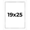 PosterPalooza | Modern Shadow Box 1" Depth White Picture Frame - UV Acrylic, Backing, Hanging Hardware - 2 of 4