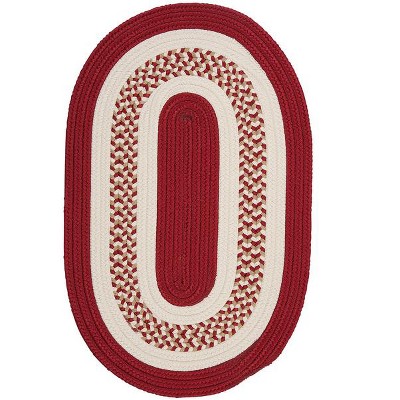 Colonial Mills Flowers Bay - Red sample swatch Rug