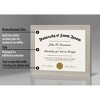 Americanflat 8.5x11 Diploma Frame in Driftwood with Shatter Resistant Glass - Horizontal and Vertical Formats for Wall and Tabletop - 4 of 4