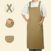 Unique Bargains Cross Back Apron with Pockets 1 Pc - 3 of 4