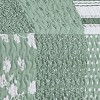 Collections Etc Payton Reversible Floral Stripe Patchwork Oversized Quilt - 3 of 3