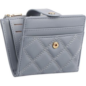 BEAFUP Small Wallets Women,PU Leather Bifold RFID Blocking Card Holder With Zipper Coin Pocket for Women - 1 of 4