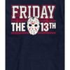 Men's - Friday the 13th - Jason Mask Collegiate Short Sleeve Graphic T-Shirt - 2 of 4