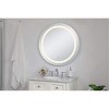 Elegant Lighting Helios 32 inch Hardwired LED mirror with touch sensor and color changing temperature 3000K/4200K/6400K - 4 of 4