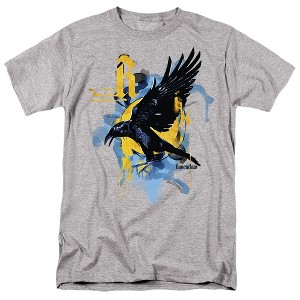 Harry Potter Urban Elegance Ravenclaw Raven Adult T-Shirt Athletic Heather - 1 of 4
