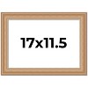 PosterPalooza | Weathered Yellow Picture Frame - UV Acrylic, Backing Board, Hanging Hardware Included - 2 of 4