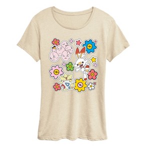Women's - Pokémon - Pokémon Spring Stickers Short Sleeve Graphic T-Shirt - 1 of 4