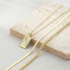 Layered Gold Silver Necklaces for Women, Stackable Silver Chain with Diamond Pendant, Trendy Set Gift - 4 of 4