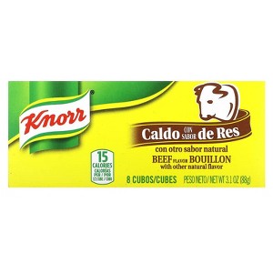 Knorr, Beef Flavor Bouillon, 8 Cubes, 3.1 oz - 1 of 3