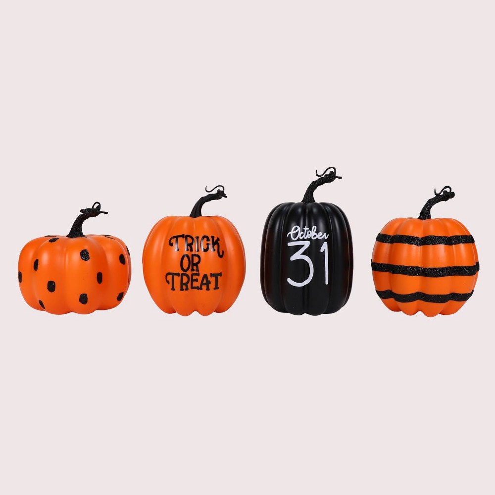 4pk Classic Halloween Foam Pumpkins - Bullseye's Playground was $12.0 now $6.0 (50.0% off)