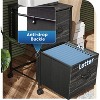 GALAXHERO  2 Drawer Mobile File Cabinet, Rolling Printer Stand, Fabric Vertical Filing Cabinet fits A4 or Letter Size for Home Office - 4 of 4