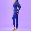 Slickblue Ribbed Zip-Up Cargo Hoodie and Jogger Set for Women - 2 Piece Loungewear, Brown/Blue/Black/Army Green, Size S-XL - 3 of 4