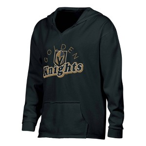 NHL Vegas Golden Knights Women's Dark Fleece Hooded Sweatshirt - 1 of 3