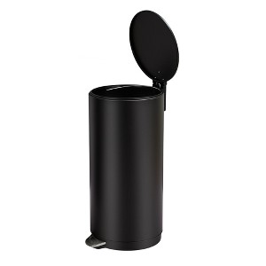 GAOMON Round Trash Can, Modern Garbage Can with Soft Close Lid and Foot Pedal, Compact Wastebasket30 Liter Round Kitchen Trash Can - 1 of 4