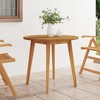 vidaXL Patio Table Outdoor Dining Table for Backyard Lawn Solid Wood Acacia - 2 of 4