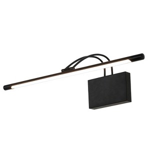 Dewdrop Modern 1-Light Bathroom Linear LED Vanity Lighting Fixture - 1 of 4