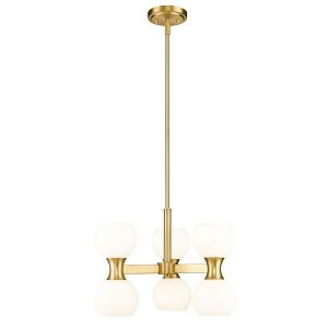 Z-Lite Artemis 6 - Light Chandelier in  Modern Gold - 1 of 4