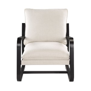 NicBex Polyester Accent Chair,Upholstered Living Room Chairs with High Backrest and Metal Frame,Modren Armchair,Club Chairs for Living Room - 1 of 4